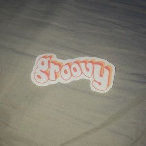 groovy sticker